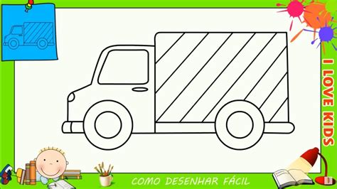 Caminhão Fácil De Desenhar