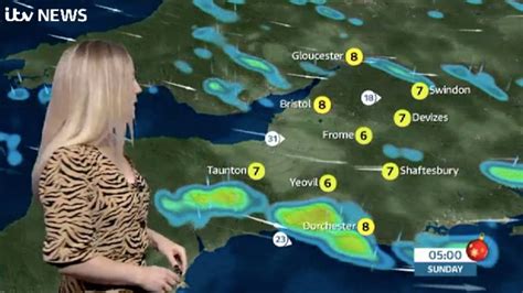 Weather Forecast Showers Overnight But Conditions Improve Itv News