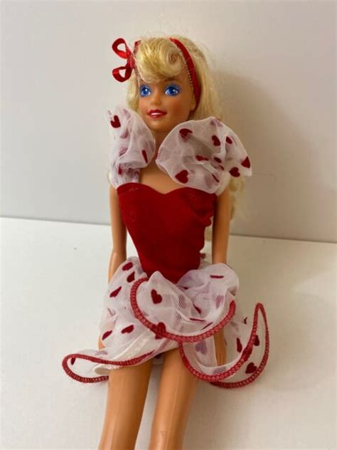 Pretty Hearts Barbie Doll 1991 Special Edition Mattel Twist And Turn Bendy Legs Ebay