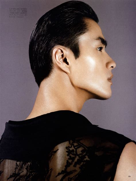 asian models blog editorial zhao lei in vogue homme japan 6 spring 2011