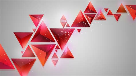 Red Geometric Wallpapers Wallpaper Cave