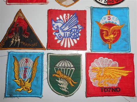 Arvn Airborne South Vietnam War Patches Patch Lot Of 9 Paratroopers 1536 1849496158