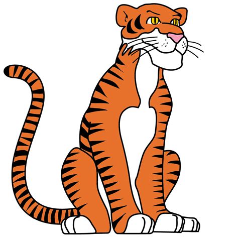 Pngkit selects 127 hd tiger clipart png images for free download. Clip Art: Cartoon Tiger Color | abcteach