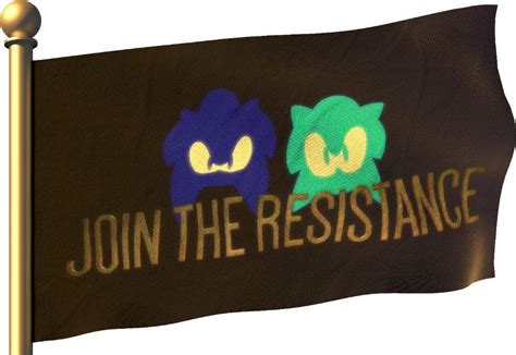 Sonic Forces Join The Resistance Flag Sonic The Hedgehog Amino