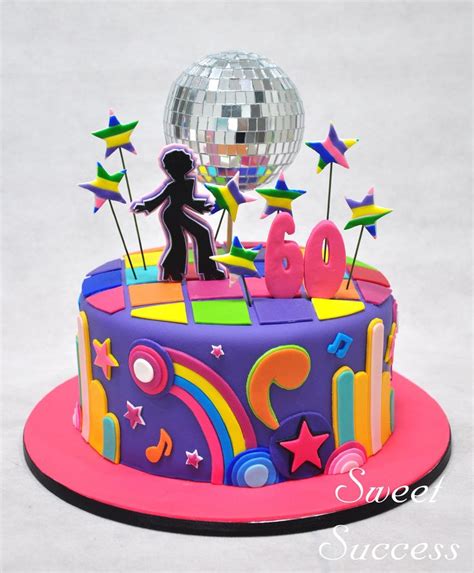 Retro Cake Disco Cake Dance Birthday Cake Dance Cakes