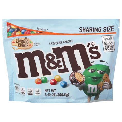 Save On Mandms Milk Chocolate Candies Crunchy Cookie Sharing Size Order