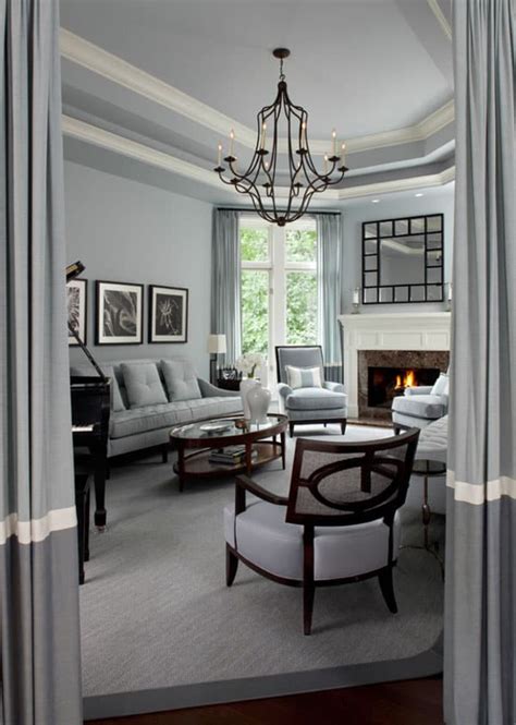 Blues are referred to as cool. PAINTER'S EDGE: Modern and Fresh Interior Ideas In Grey