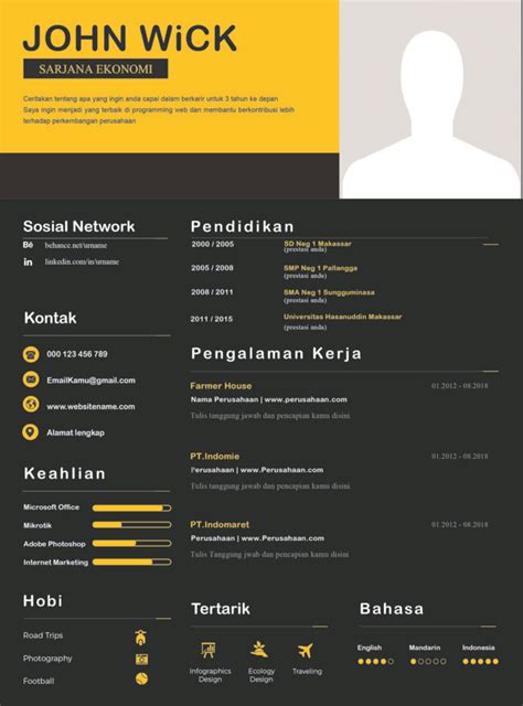 Contoh tagline menarik milik brand besar. 6+ CV Lamaran Kerja Kreatif Yang Bisa Kamu Download
