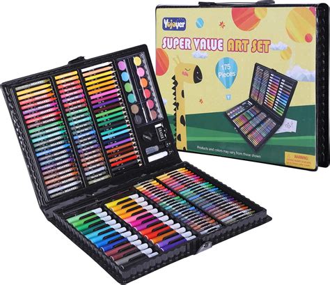 Kids Art Kit 175 Piece Art Supplies For Painting And Drawing With