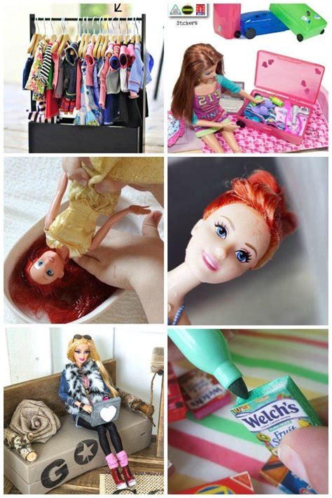 15 Genius Barbie Hacks And Barbie Diy Furniture And Accessories Barbie