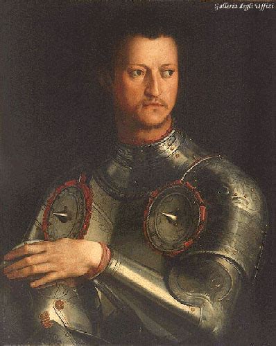 Portrait Of Cosimo I De Medici Agnolo Bronzino