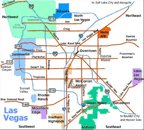 Maps Of Las Vegas California Southern Map