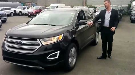 The ford edge is a range of crossover suvs manufactured by the ford motor company. 2015 FORD EDGE SEL - QUICK REVIEW - YouTube
