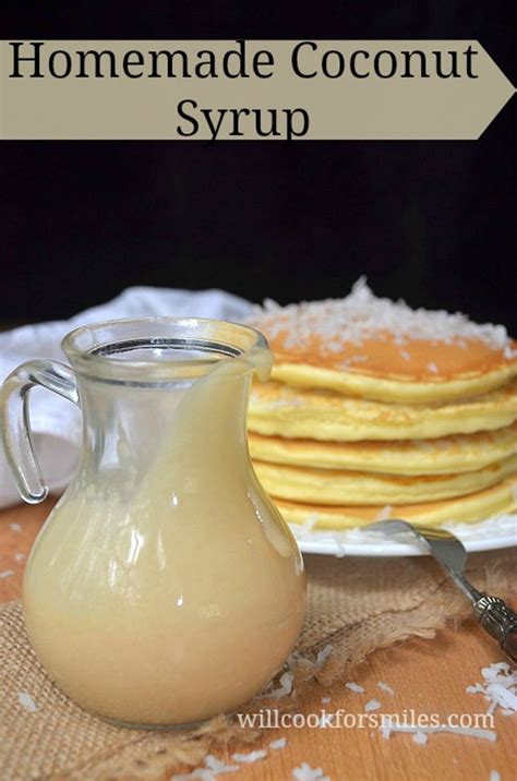 Homemade Coconut Syrup My Recipe Magic