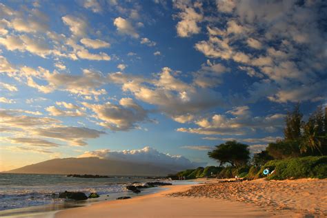 Sunset On Maui Beach Hawaii Top Ten