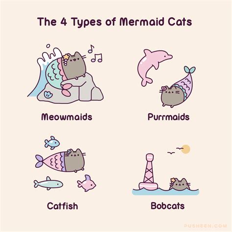 Under The Sea Mermaid Cat Pusheen Cat Pusheen My Xxx Hot Girl