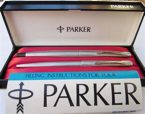 Parker 45 Set Fountain Pen And Ballpoint Pen In Box With Catawiki