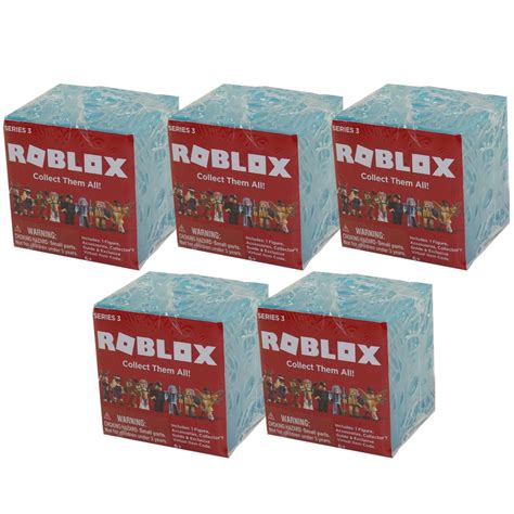 Jazwares Roblox Mystery Figures Series 3 Blind Boxes 5 Pack Lot