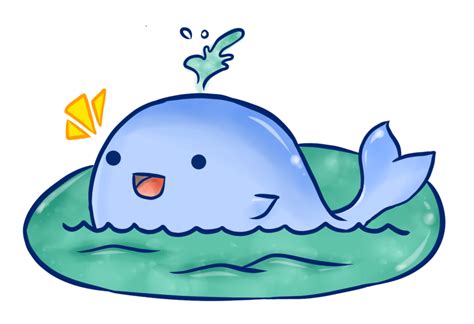 Cute Whale Transparent Background Png Mart