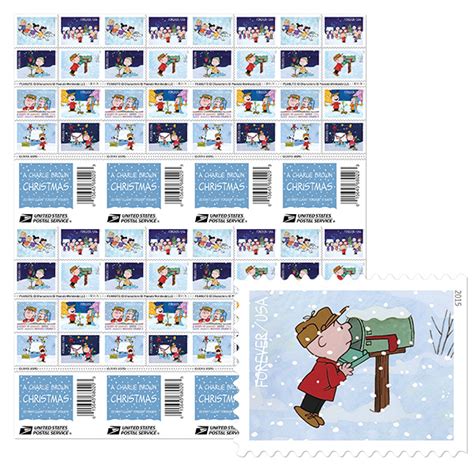 Charlie Brown Christmas Forever Stamps Postalmag