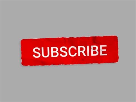 Subscribe Button Animation Video Footage Element Download Template