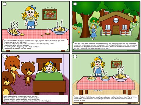 Goldilocks Story Sequencing Teaching Resources