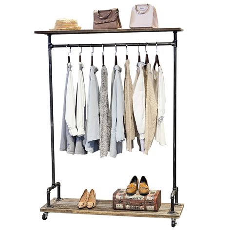 Maybe you would like to learn more about one of these? MBQQ Industrial Pipe Clothing Rack on Wheels,Rolling Iron ...
