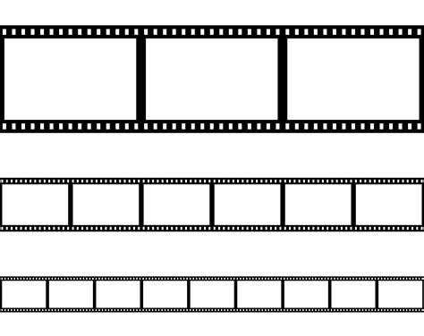 Seamless Flat Film Strips Set 1234373 Vector Art At Vecteezy