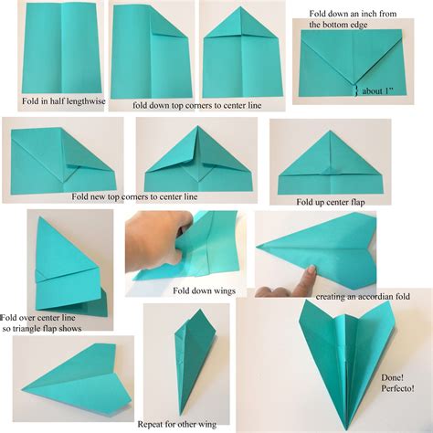 Paper Airplanes Instructions Step By Step Tutorial For The Perfect