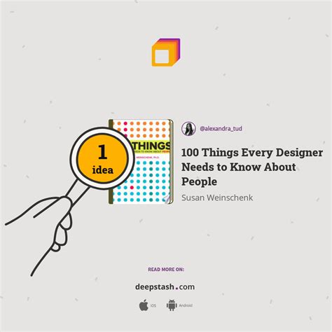 Things Every Designer Needs To Know About People Deepstash