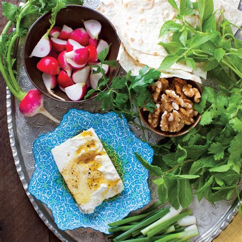 Fresh Herb Platter Sabzi Khordan Recipe