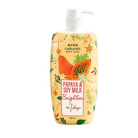 Avon Product Detail Naturals Papaya And Soy Milk Limited Edition