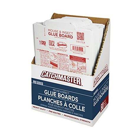 Just hang or stand up in basements, attics, garages & storage spaces. Catchmaster 60M Bulk Packed Mouse Insect and Snake Glue ...