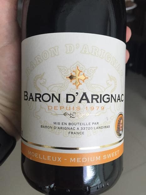 Nv Baron Darignac Moelleux France Southwest France Cellartracker