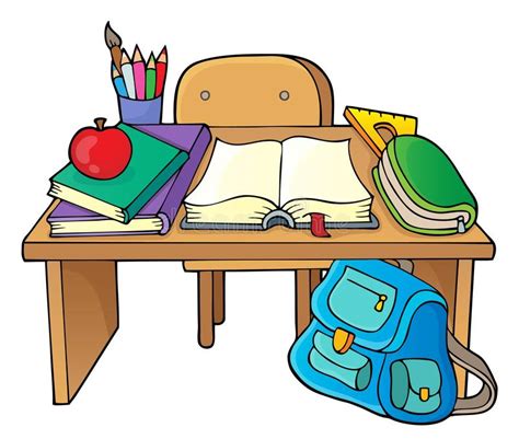 Click below to download your free from the desk of santa letterhead. School Bag Desk Stock Illustrations - 1,298 School Bag ...
