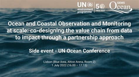 Un Ocean Conference Side Event Ocean And Coastal Observation And