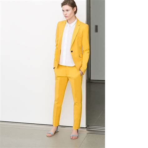 Shop for women pant suits online at target. Yellow Womens Business Suits Women Evening 2 Piece Pant ...