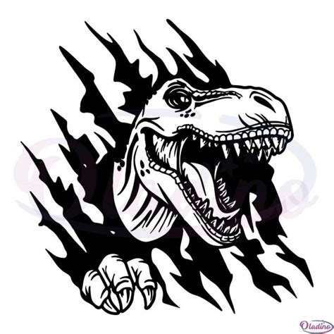 T Rex Tyrannosaurus Rex Svg T Rex Dinosaur Svg Digital File