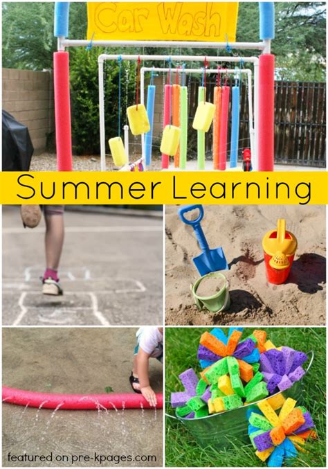 Summer Learning Activities For Preschool Pre K Pages