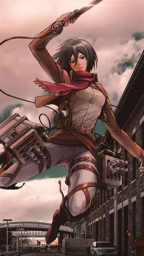 Download Mikasa Pfp Kick Wallpaper
