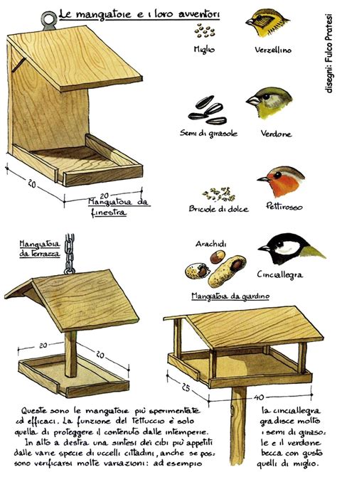Per realizzarle si dovrà tagliare dei pezzi di legno nelle misure desiderate, che andranno poi assemblati insieme. Pin su for the birds