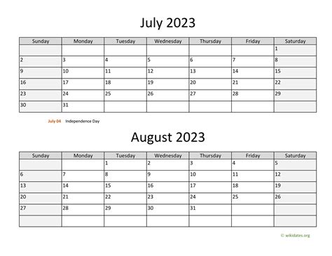 Calendar 2023 July August Get Calendar 2023 Update