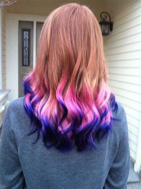 Pink And Purple Ombré Purple Ombre Long Hair Styles Hair Styles