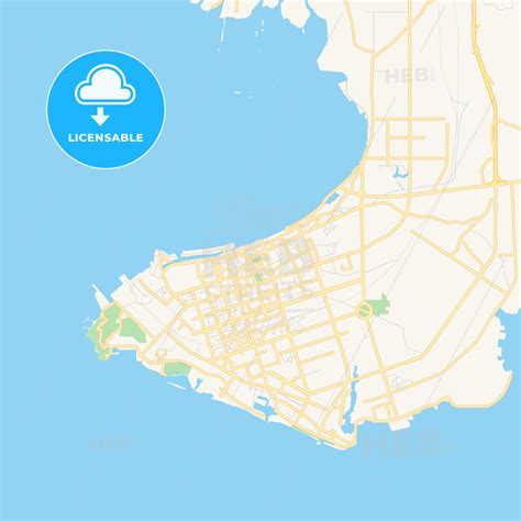 Printable Street Map Of Beihai China Hebstreits