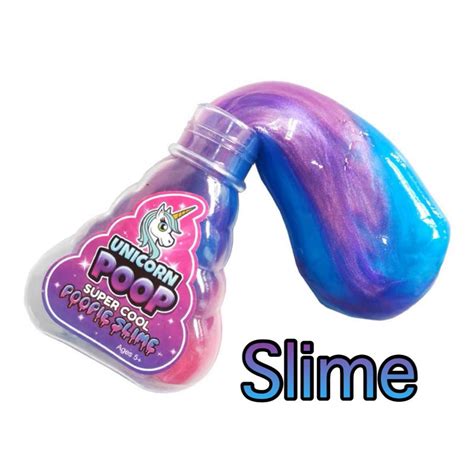 Unicorn Poop Super Cool Poopie Galaxy Colourful Slime Toy Kit Mainan