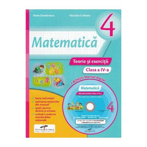 Matematica Caiet Manual Digital Clasa A Iv A Iliana Dumitrescu