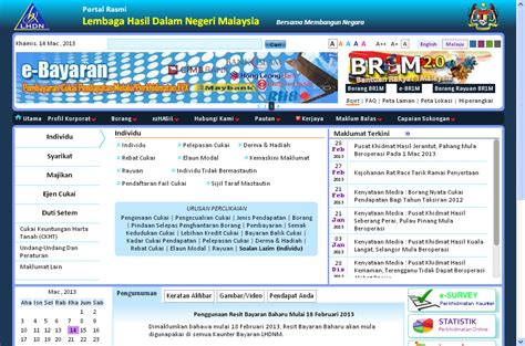 Lembaga hasil dalam negeri malaysia,inland revenue board of malaysia. E-Filing LHDN... dah buat ke belum? ~ Cerita Ita