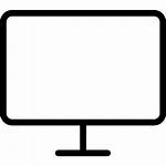 Monitor Screen Flat Icon Vector Tv Icons