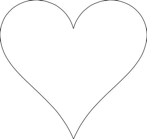 6 Free Printable Heart Templates