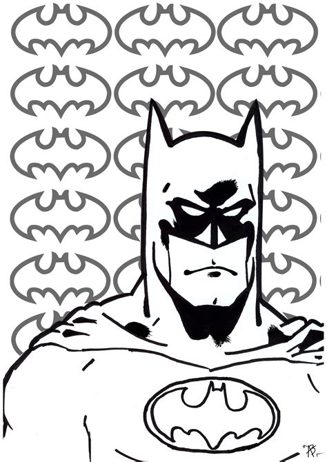 Coloriage batman  Livres et Comics  Coloriages difficiles pour adultes